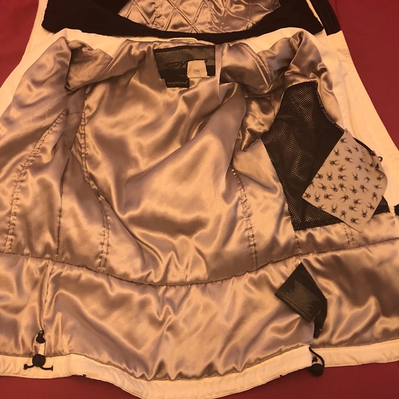 ‼️SOLD‼️ Spyder White Jacket/Coat - Picture 5 of 8